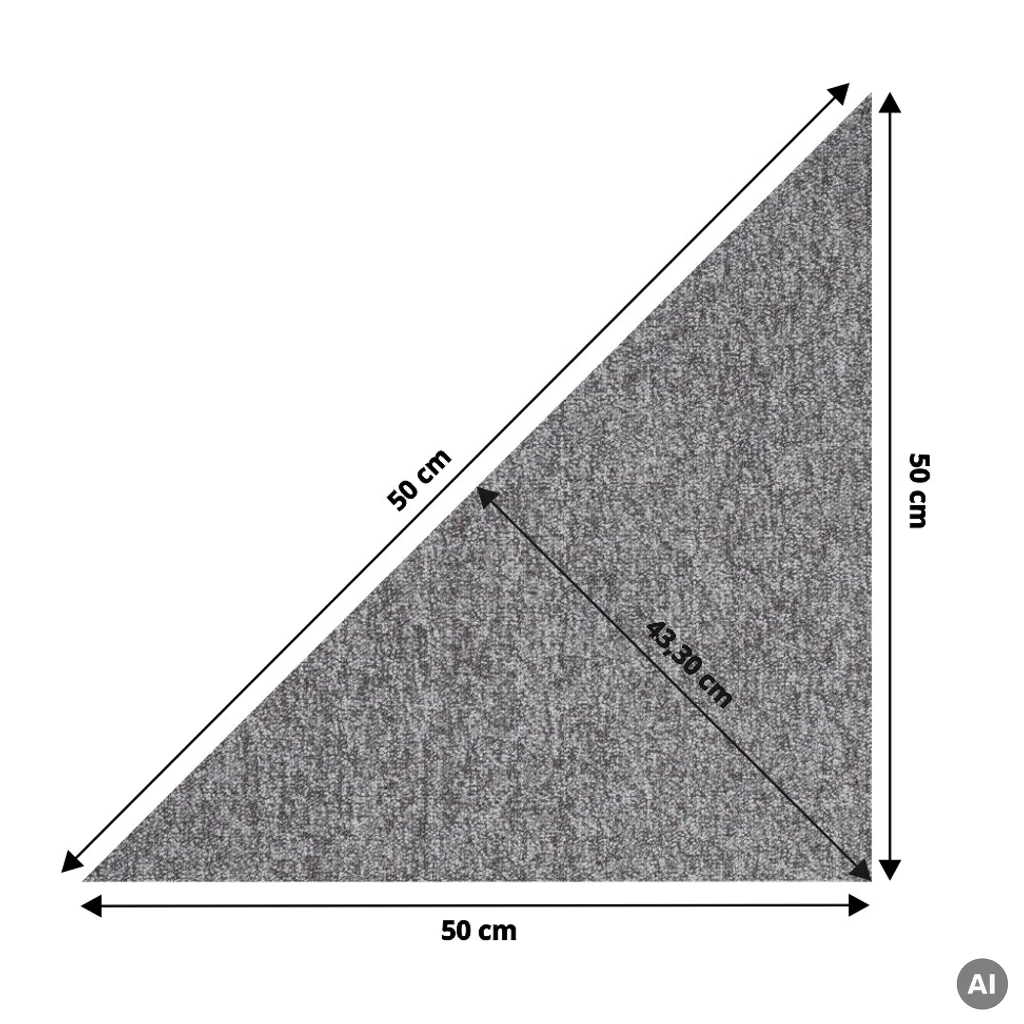 Wykładzina Dywanowa Prime trójkąt Szary Szary 5.5 mm Klasa 33, 1003PRIME