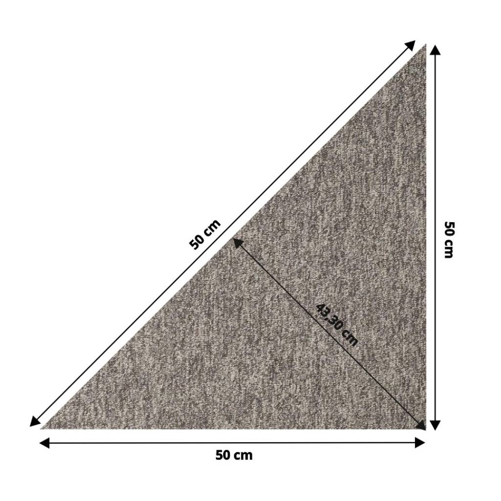 Wykładzina Dywanowa Prime trójkąt Szary beż 1006PRIME Klasa 33 5.5 mm