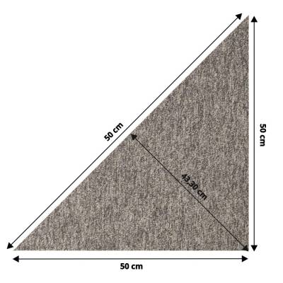 Wykładzina Dywanowa Prime trójkąt Szary beż 1006PRIME Klasa 33 5.5 mm