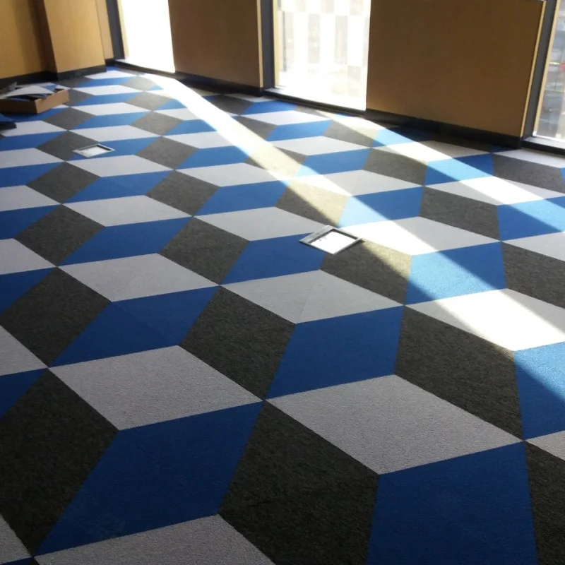 Wykładzina Dywanowa Prime trójkąt Granatowy 1007PRIME Kla