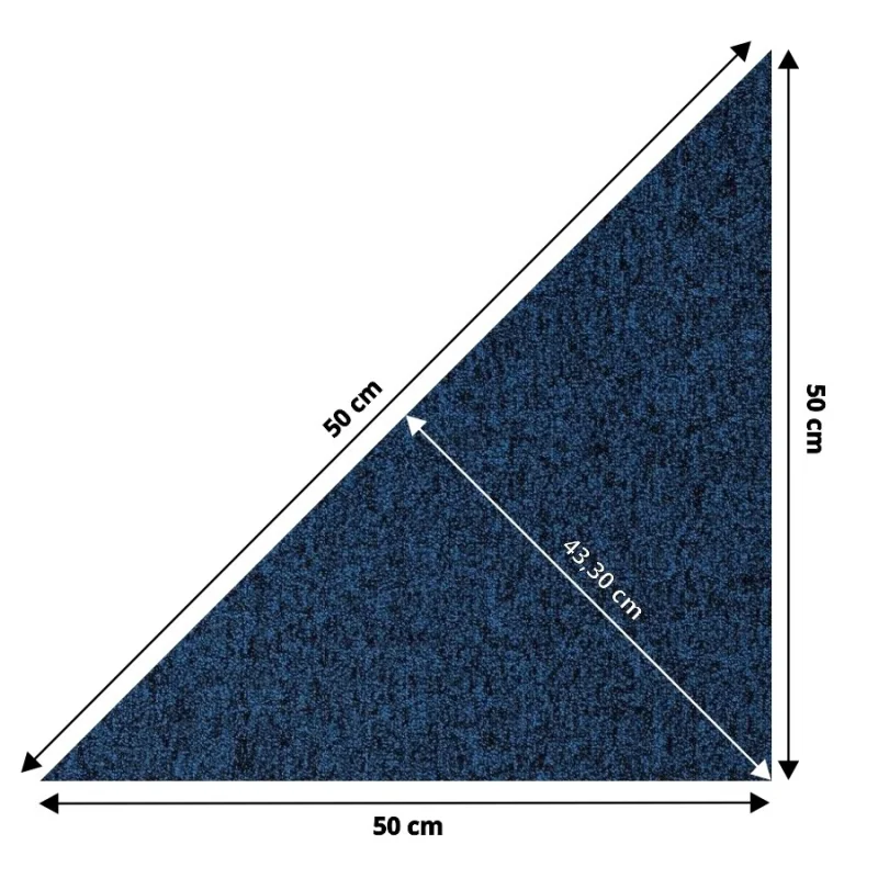 Wykładzina Dywanowa Prime trójkąt Granatowy 1007PRIME Kla