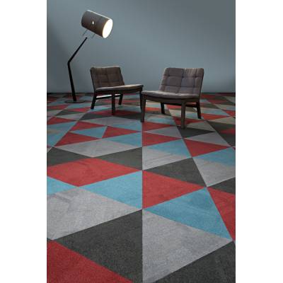 Wykładzina Dywanowa Prime trójkąt Fioletowy 1009PRIME Klasa 33 5.5 mm