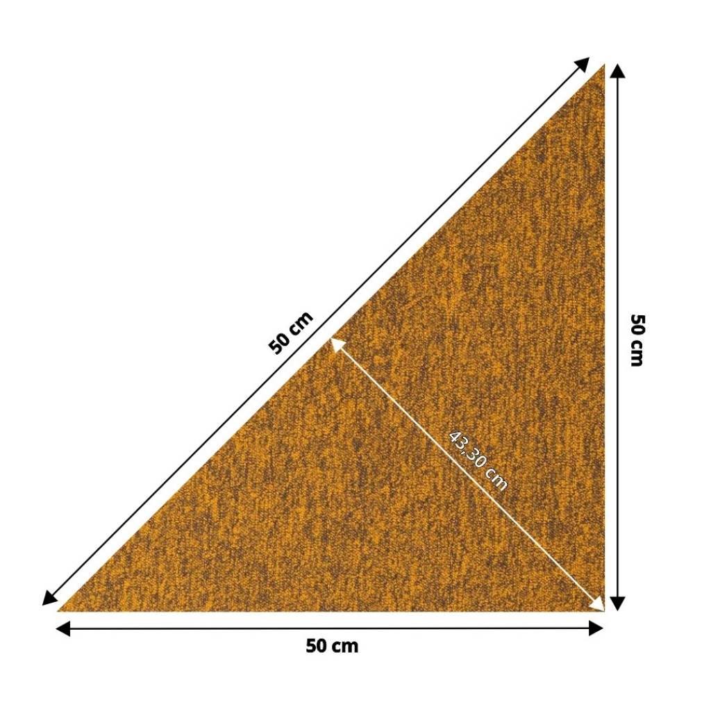 Wykładzina Dywanowa Prime trójkąt Pomarańczowy 1012PRIME Klasa 33 5.5 mm