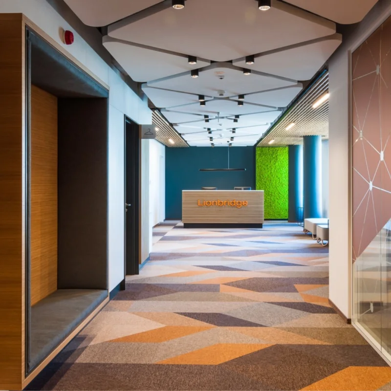 Wykładzina Dywanowa Prime trójkąt Pomarańczowy 1012PRIME