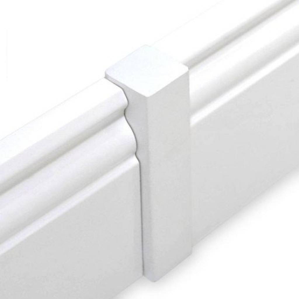 Narożnik do listwy przypodłogowej MDF Ergo Szary matowy 8 cm, 551697