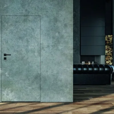 Drzwi Harmony bezprzylgowe ukryte lewe 80 cm otwierane na zewnątrz z podcięciem wentylacyjnym, 5903166874582