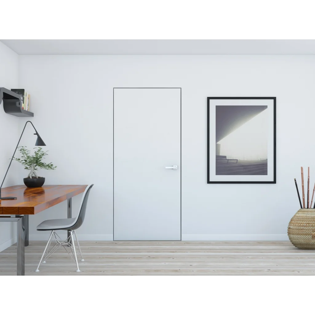 Drzwi Harmony bezprzylgowe ukryte lewe 80 cm otwierane na zewnątrz, 5903166875596