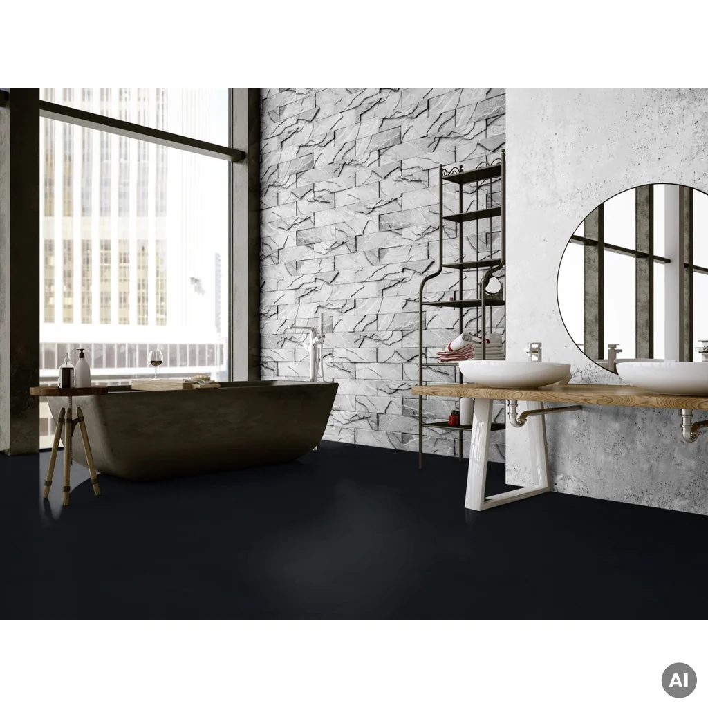 Panele winylowe samoprzylepne Black Tile 1.5 mm Klasa 22, 0221