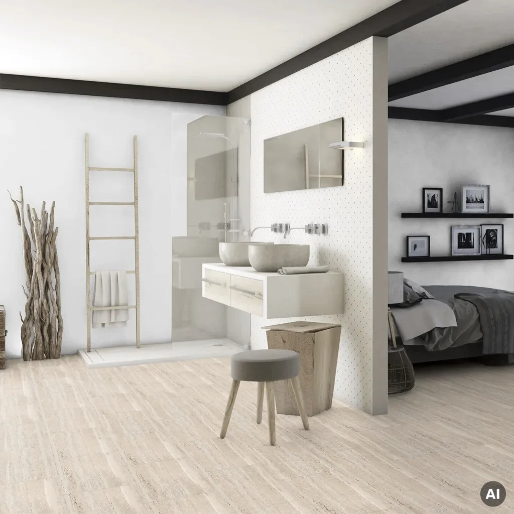 Panele winylowe samoprzylepne Travertin 2 mm Klasa 22, 0201