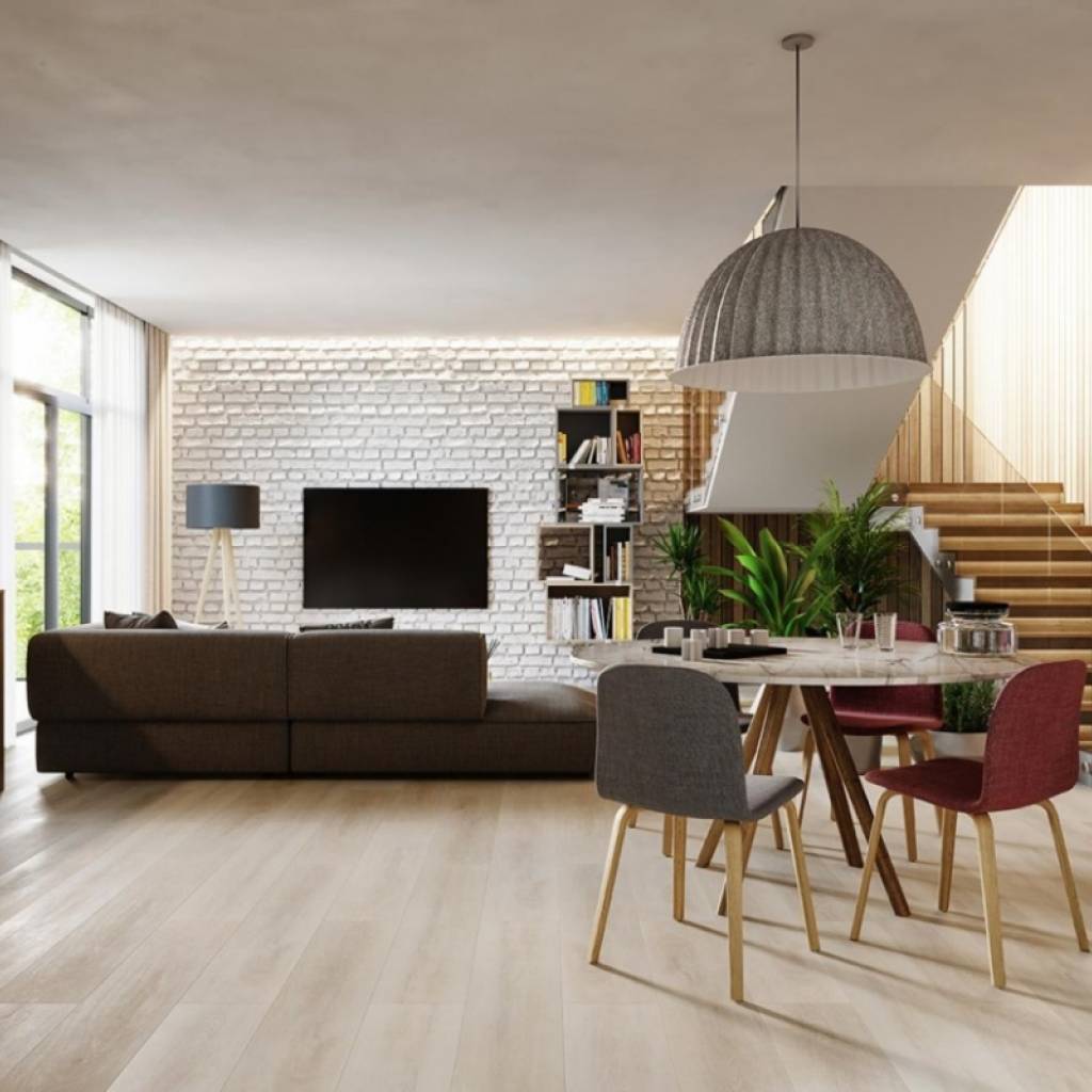Panele Winylowe LVT Dąb Alba CLE 41802 Klasa 33 4 mm