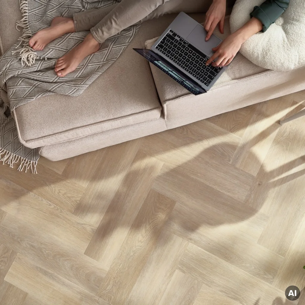 Panele winylowe SPC LVT Jodełka Dąb Dearwood Klasa 33 5 mm TAK, CA187