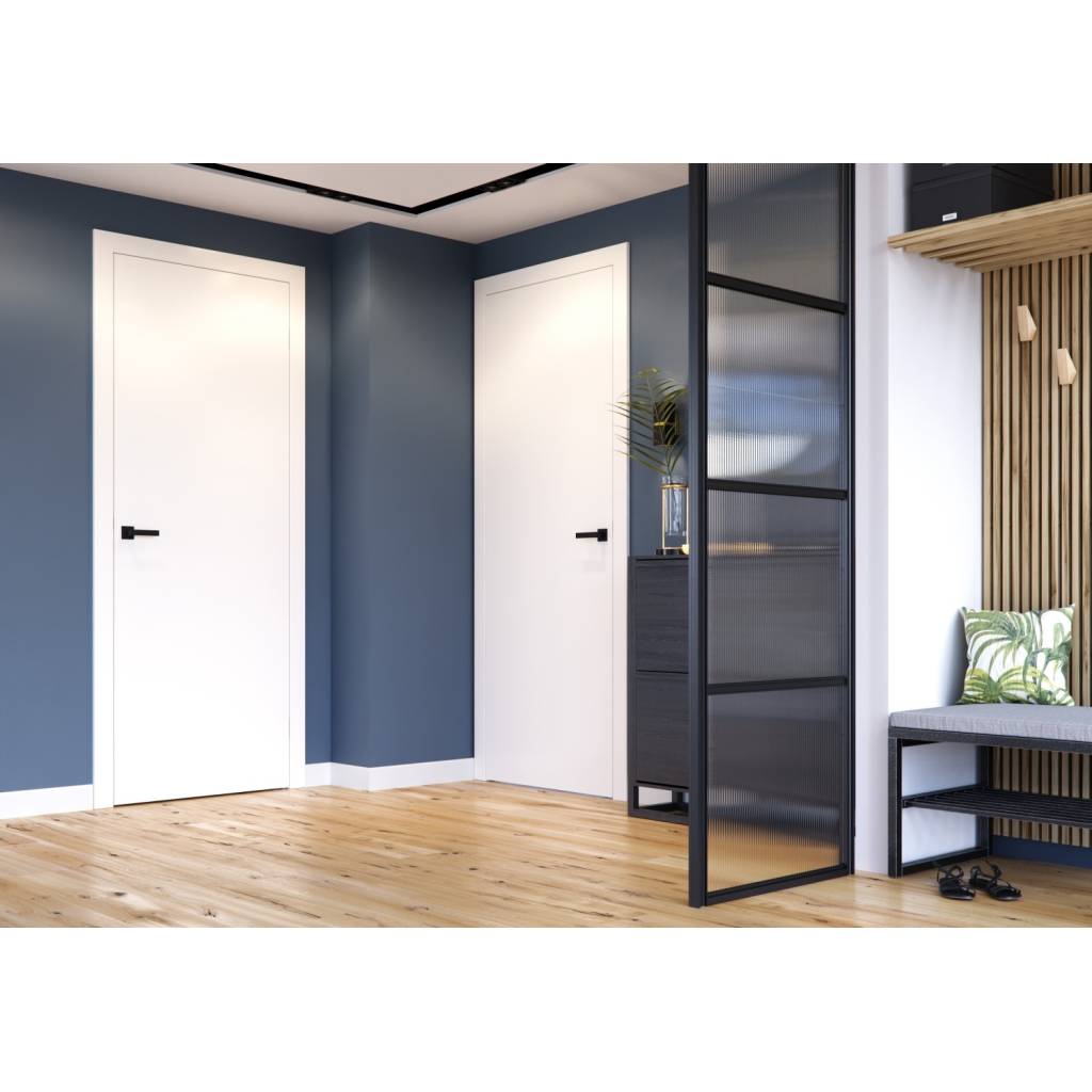 Ościeżnica regulowana Porta  SYSTEM ELEGANCE C 120-140  Lakier UV Lewa 80cm bezprzylgowa, OPAP0C0L08WBI0AZU80000R