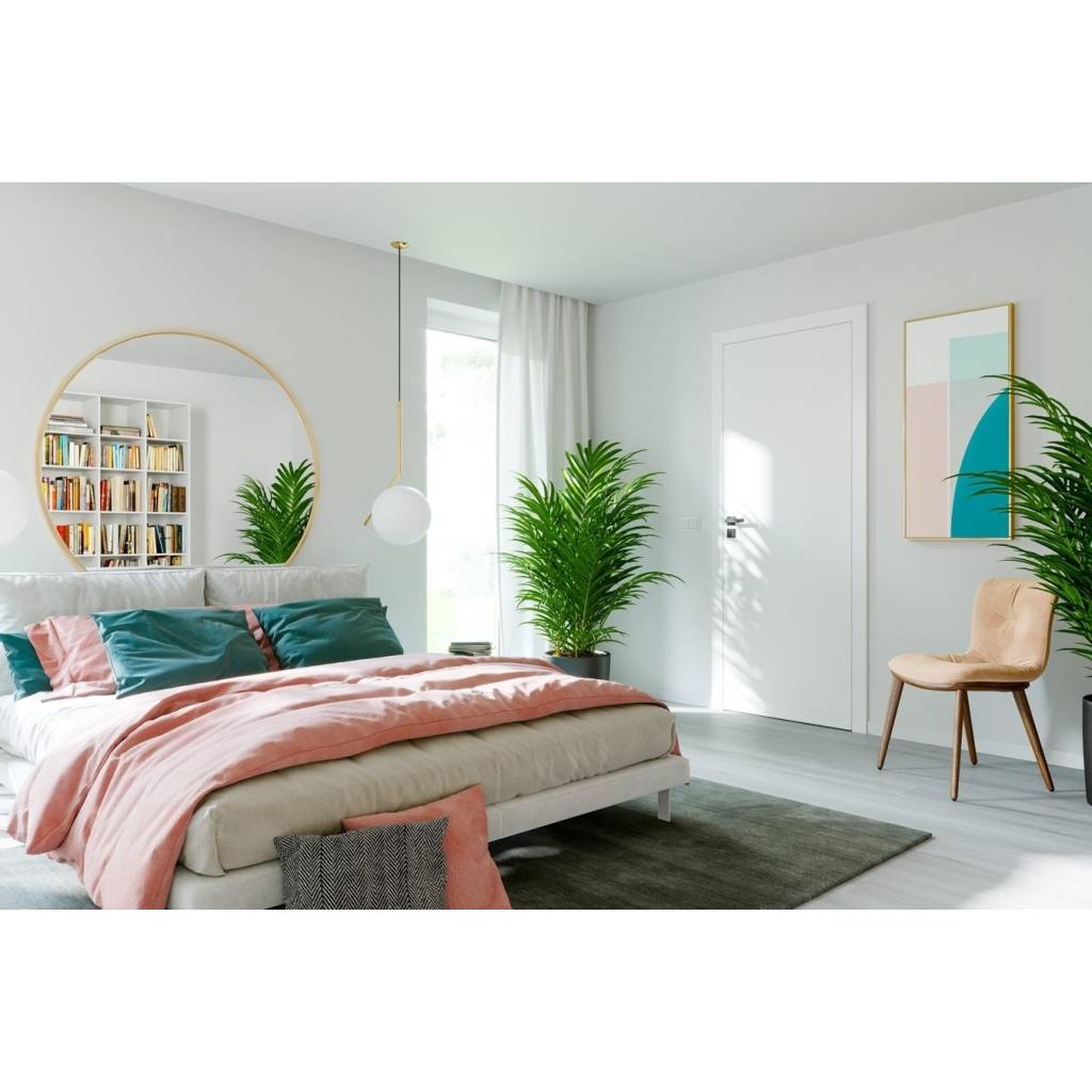 Ościeżnica regulowana Porta  SYSTEM ELEGANCE C 120-140  Lakier UV Lewa 80cm bezprzylgowa, OPAP0C0L08WBI0AZU80000R
