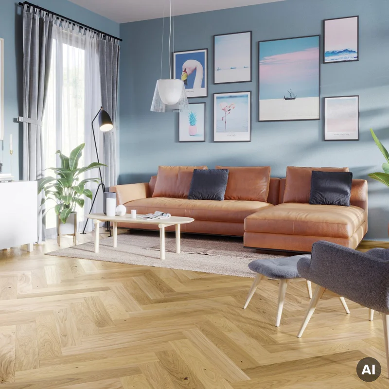 Podłoga drewniana Dąb Caramel Jodła Klasyczna 14 mm, 1WC0