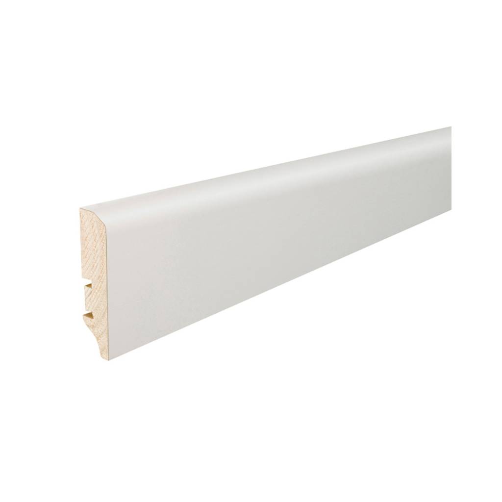 Listwa przypodłogowa drewniana Biała P50, 1081NN-1F