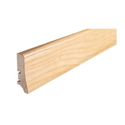 Listwa przypodłogowa drewniana Jesion P20, LIS-JES-LAK-185-058-P20-K