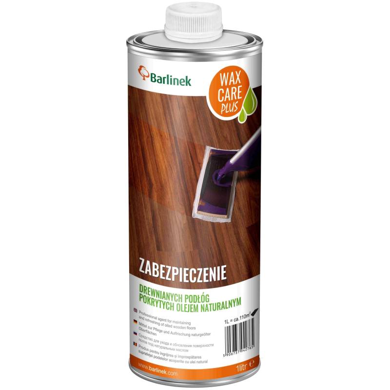 Środek do pielęgnacji podłóg pokrytych olejem naturalnym WAX CARE PLUS 1L, 5906737942765