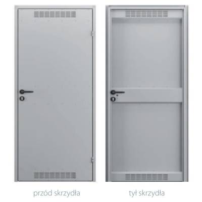 Drzwi uniwersalne metalowe Porta 80 model 2 , DNWPL2MU080000SP2K0000