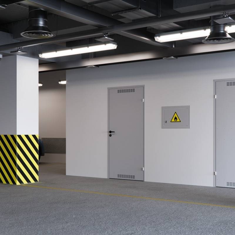 Drzwi uniwersalne metalowe Porta 80 model 2 , DNWPL2MU080000SP2K0000