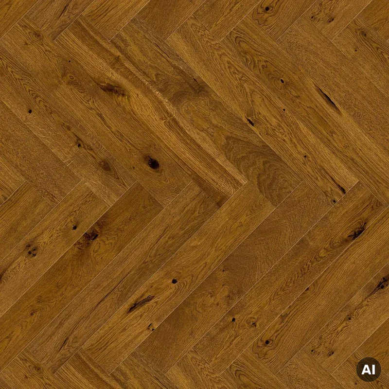 Podłoga drewniana Dąb Brown Sugar Jodła Klasyczna 14 mm,