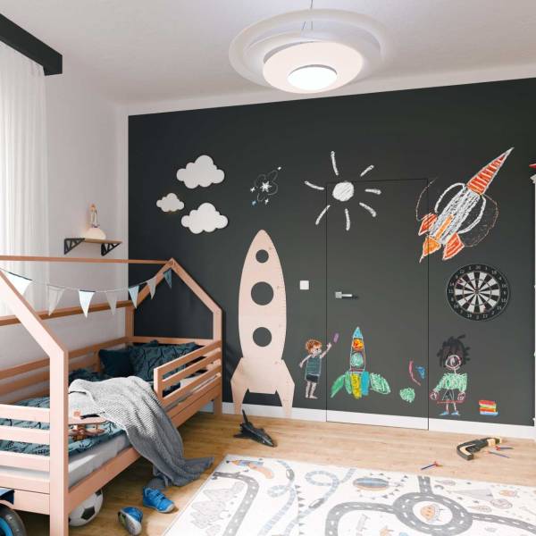 Drzwi Sara Eco 2 bezprzylgowe ukryte prawe 80 cm plaster miodu, DRE 400010028