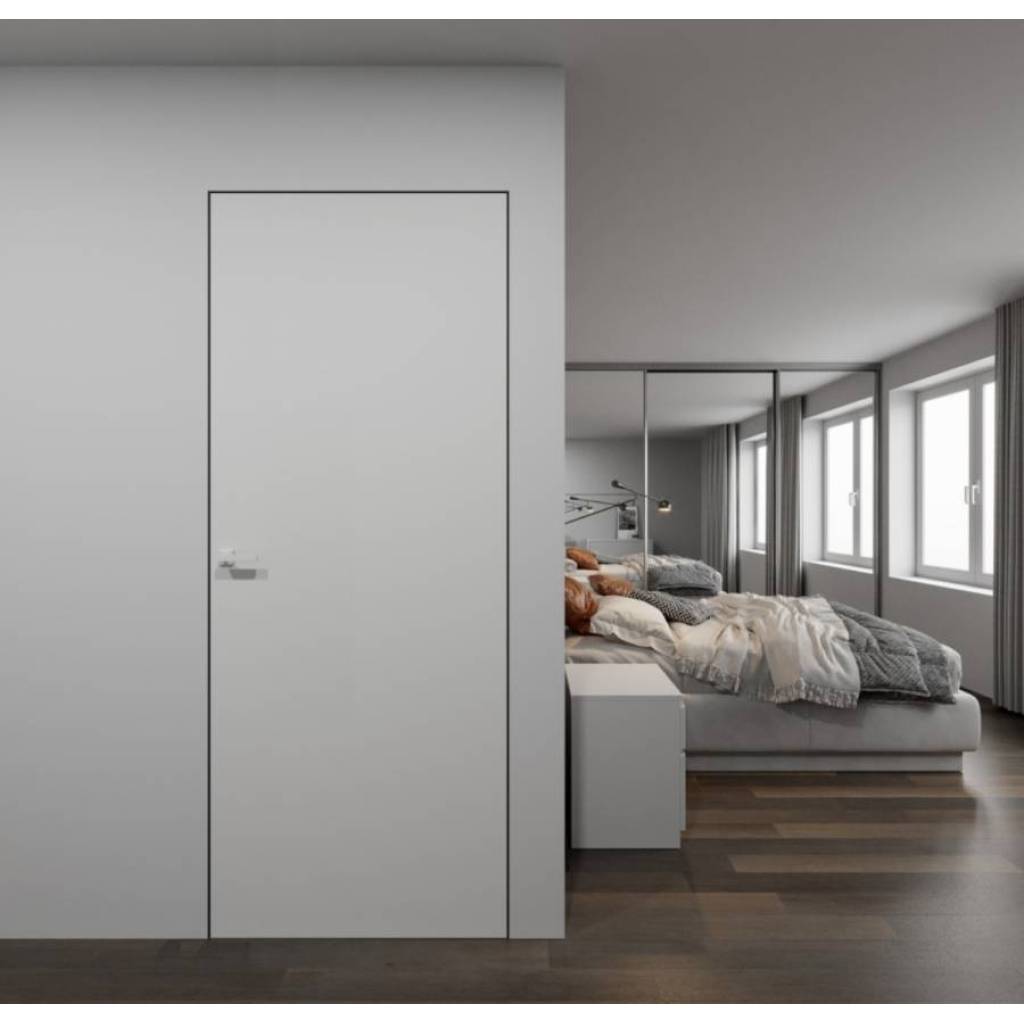 Drzwi ukryte + ościeżnica Sara Color komplet lewe, 60 cm otwierane do wewnątrz, TK01SS2206B