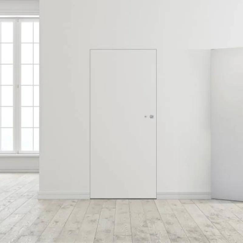 Drzwi ukryte białe + ościeżnica Sara Color prawe 60cm otw