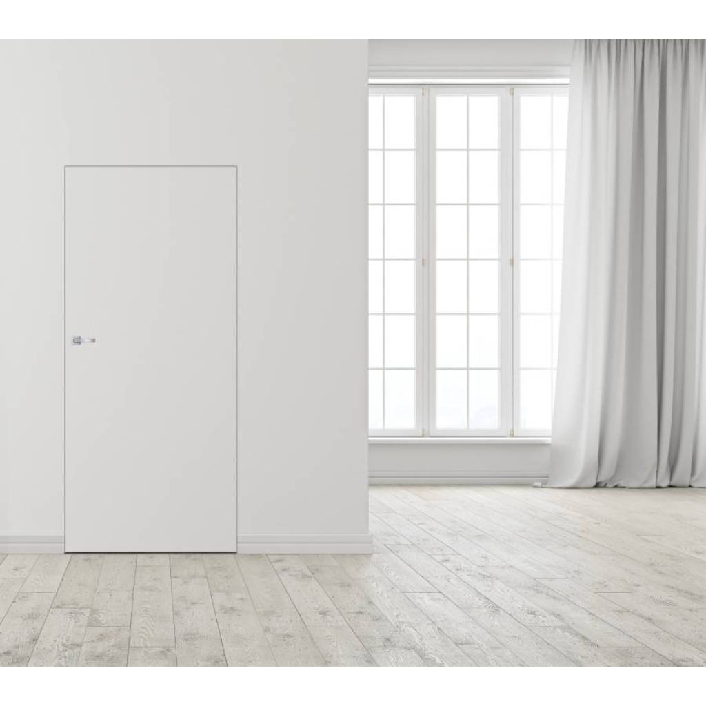 Drzwi ukryt białe + ościeżnica Sara Color prawe 60cm otwierane do wewnątrz, TK01WW2106B