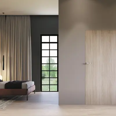 Ościeżnica aluminiowa Sara Eco 2 odwrotna przylga Prawa 90 3z, DRE 400010430