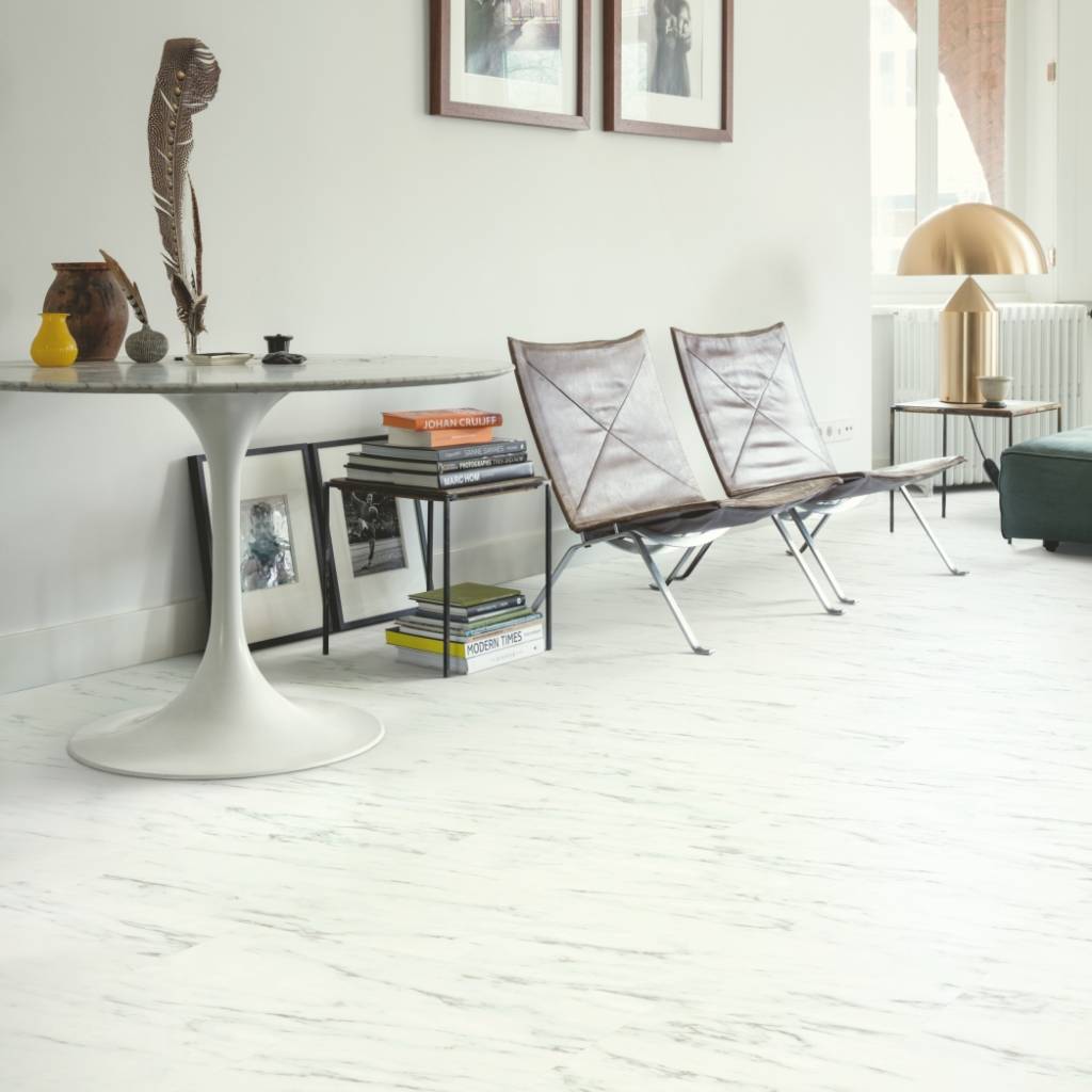 Panele Winylowe SPC LVT Marmur Carrara biel AVSTU40136 Klasa 33 5 mm