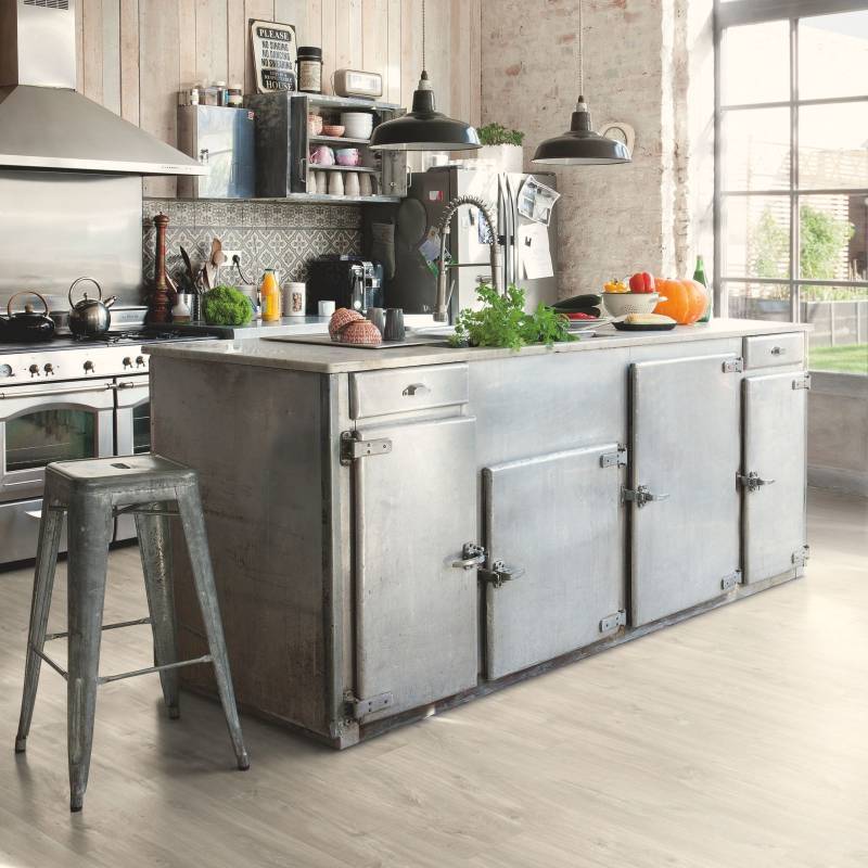 Panele Winylowe SPC LVT Dąb Canyon szary ze śladami cięcia piłą AVSPT40030 Klasa 33 4 mm