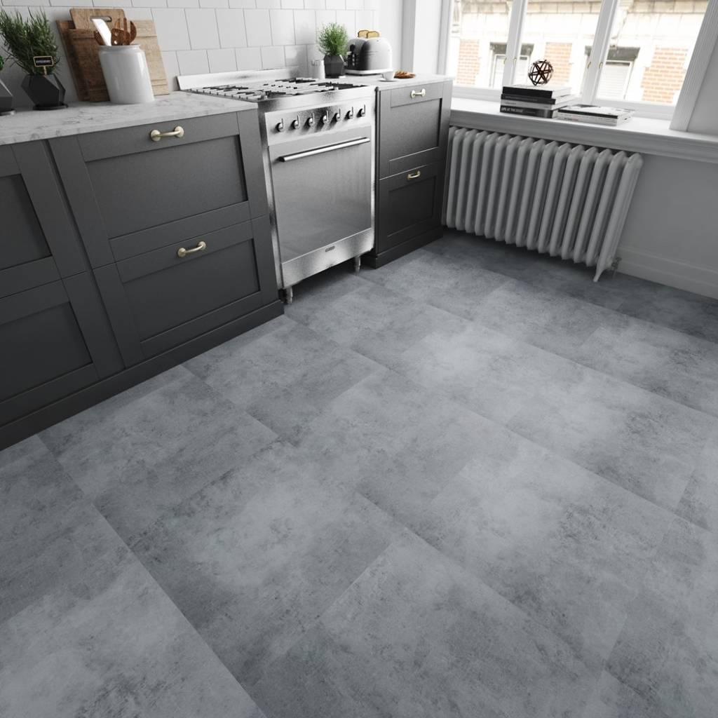 Panele Winylowe LVT Beton Szary Kamień WM137-6 EU Klasa 33 4.5 mm