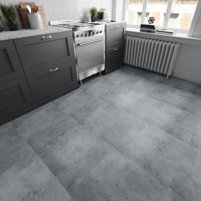 Panele Winylowe LVT Beton Szary Kamień WM137-6 EU Klasa 33 4.5 mm