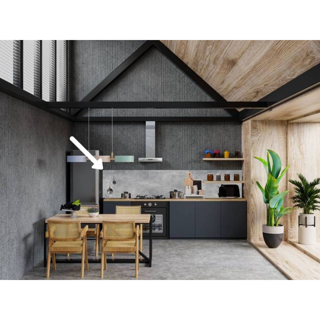 Panele Winylowe LVT Beton Szary Kamień WM137-6 EU Klasa 33 4.5 mm