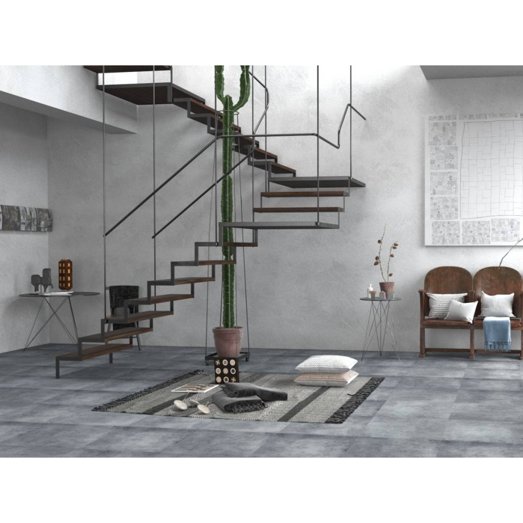 Panele Winylowe LVT Beton Szary Kamień WM137-6 EU Klasa 33 4.5 mm