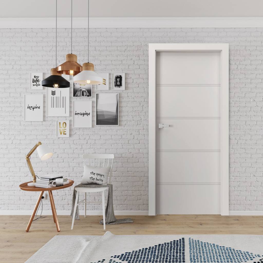 Komplet Drzwi + Ościeżnica Regulowana Porta Trim T prawe 80 przylgowe, TRIM SPXLT10P08LBI0SC30H000