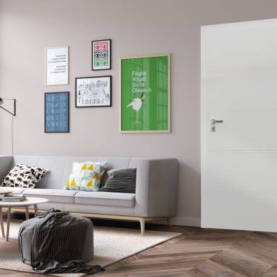 Komplet Drzwi + Ościeżnica Regulowana Porta Trim T prawe 80 przylgowe, TRIM SPXLT10P08LBI0SC30H000