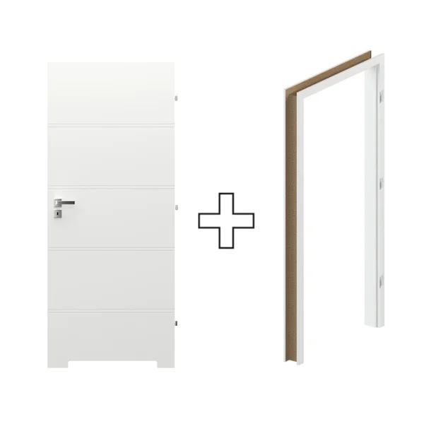 Komplet Drzwi + Ościeżnica Regulowana Porta Trim T prawe 8