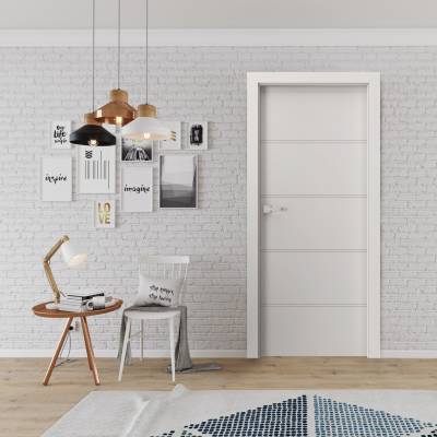 Komplet Drzwi + Ościeżnica Regulowana Porta Trim T prawe 70 przylgowe, TRIM SPXLT10P07LBI0SC30H000