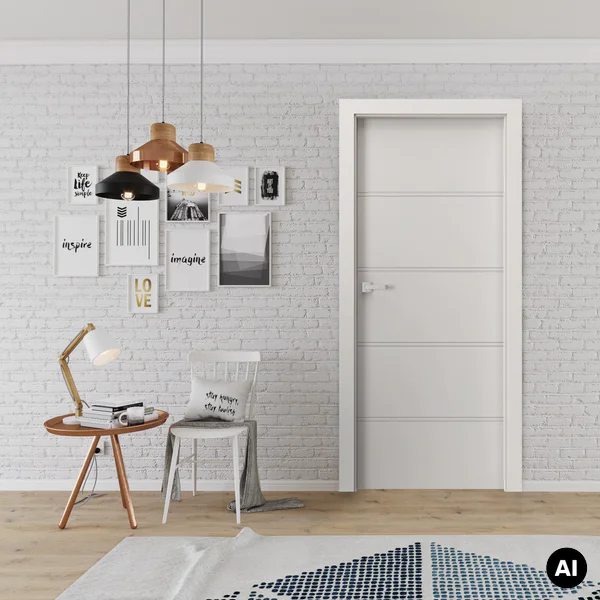 Komplet Drzwi + Ościeżnica Regulowana Porta Trim T prawe 7