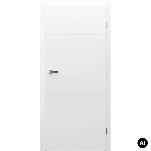 Komplet Drzwi + Ościeżnica Regulowana Porta Trim T prawe 7