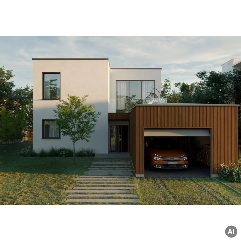 Panele zewnętrzne Fronto lamele Orzech 3028095