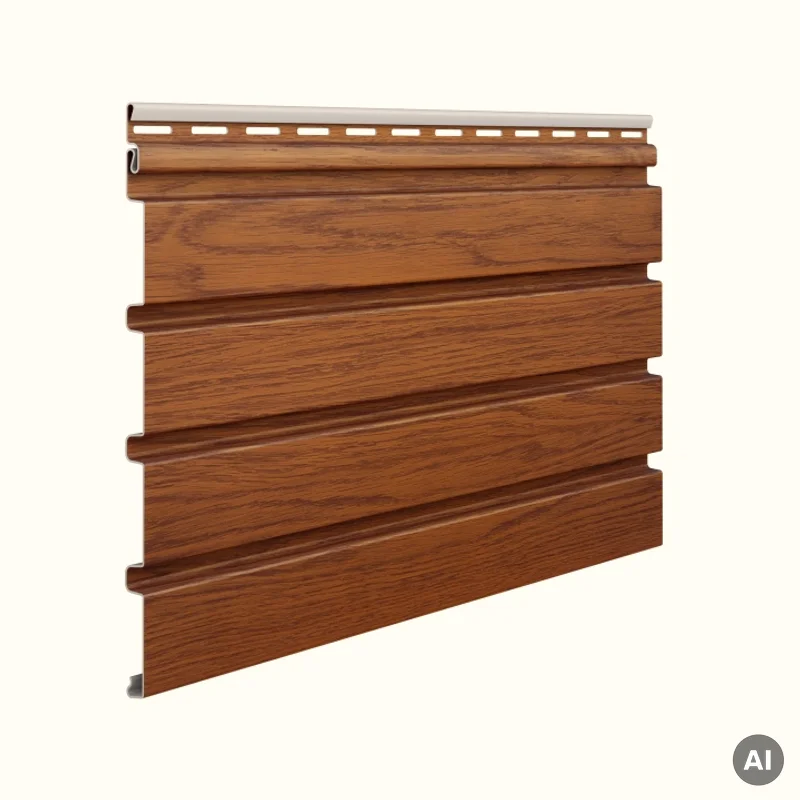 Panele zewnętrzne Fronto lamele Złoty Dąb 3028094