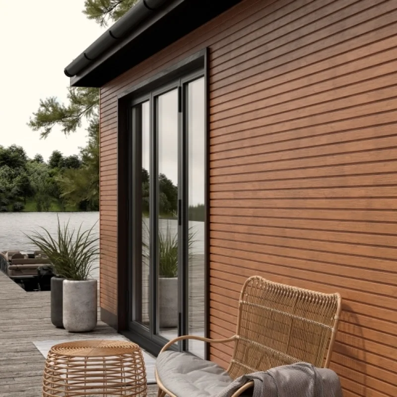 Panele zewnętrzne  Listwa zakończeniowa J-Trim  Złoty Dą