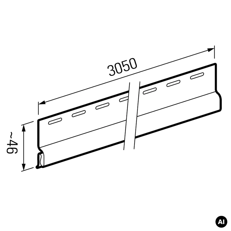 Panele zewnętrzne Listwa startowa SV-11 3008901 - 2
