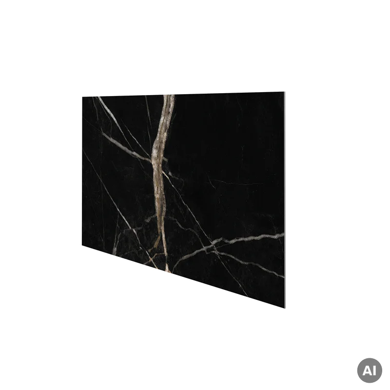 Panele ścienne Calacatta Black 30x60 Marmur Czarny Kamień
