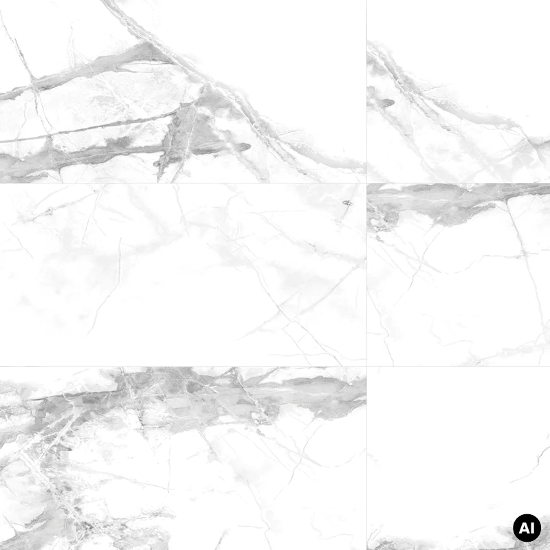 Panele ścienne Calacatta Snow 30x60 Marmur Biały Kamień M