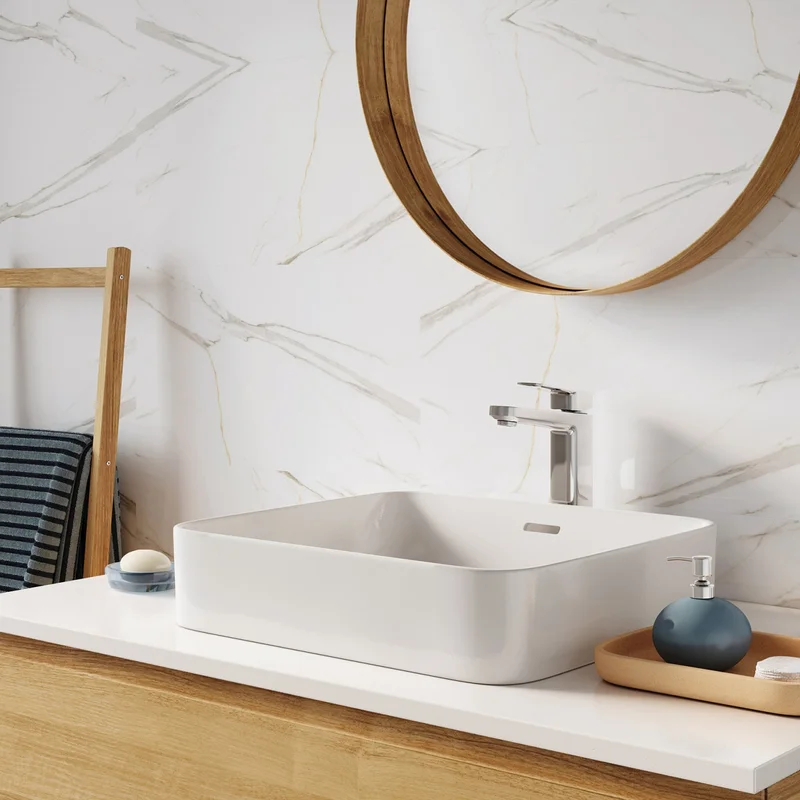 Panele ścienne Calacatta White 30x60 Marmur Biały Kamień