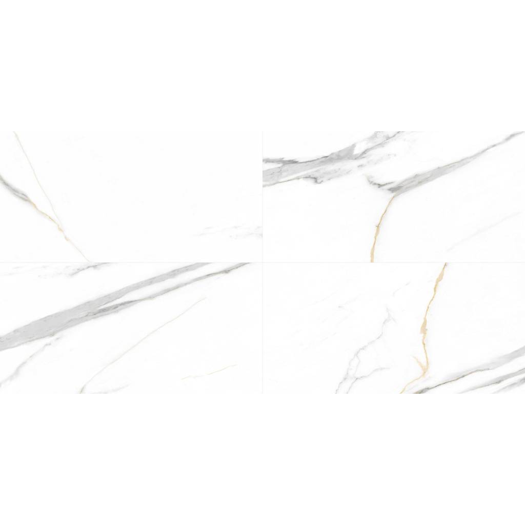 Panele ścienne Calacatta White Biały Marmur Połysk 120x60 6053394