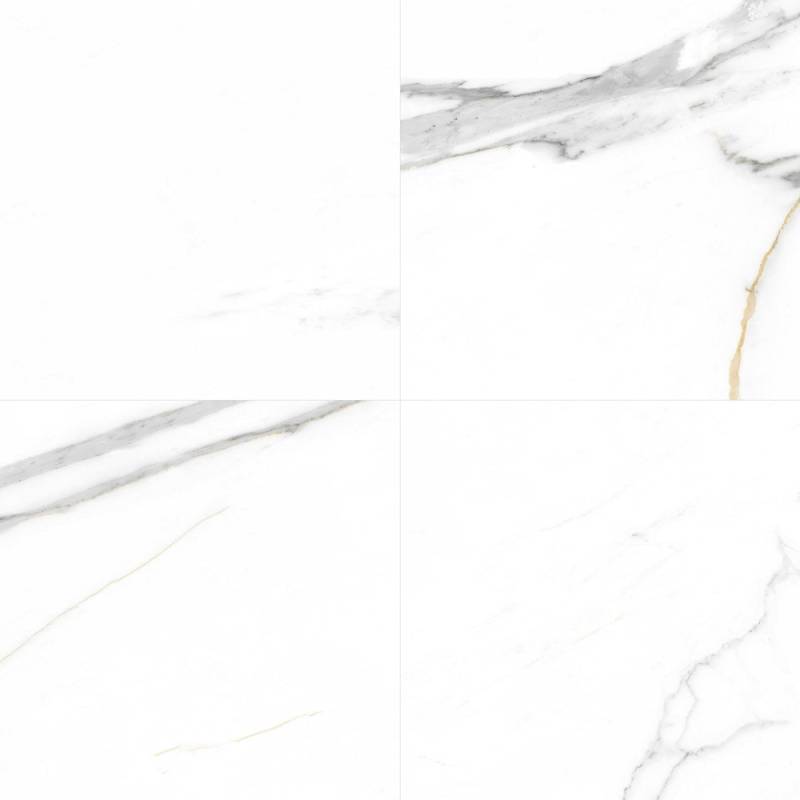 Panele ścienne Calacatta White Biały Marmur Połysk 120x60 6053394
